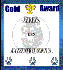 Herzlich Glückwunsch zu Ihrem Gold Award von Cats e.V. für so eine tolle Webseite im Netz.